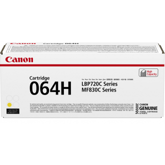 Canon 064HY (4932C001), originálny toner, žltý, XL