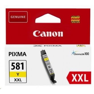 Canon CLI-581XXL Y (1997C001), originálny atrament, žltý, 11,7 ml, XXL