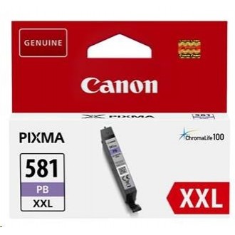 Canon CLI-581XXL PB (1999C001), originálny atrament, photo azúrový, 11,7 ml, XXL
