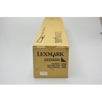 Lexmark 22Z0008, originálny toner, čierny