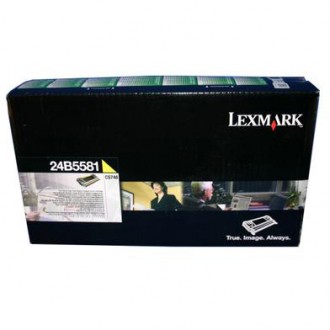 Lexmark 24B5581, originálny toner, žltý