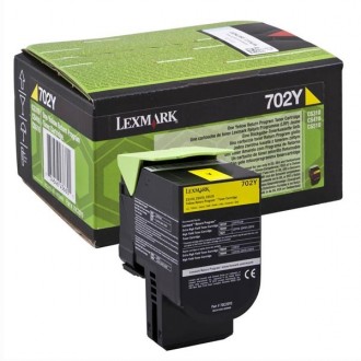 Lexmark 70C20Y0 (70C20YE), originálny toner, žltý
