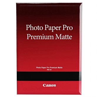 Canon PM-101 Photo Paper Premium Matte, foto papier, hladký, matný, biely, A2, 16.54x23.39 