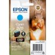 Epson T3782 (C13T37824010), originálny atrament, azúrový, 4,1 ml