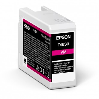Epson T46S3 (C13T46S300), originálny atrament, vivid purpurový, 25 ml