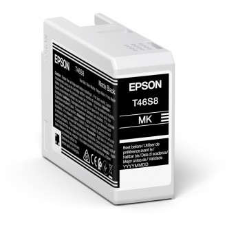 Epson T46S8 (C13T46S800), originálny atrament, matne čierny, 25 ml