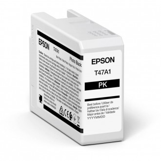 Epson T47A1 (C13T47A100), originálny atrament, photo čierny, 50 ml