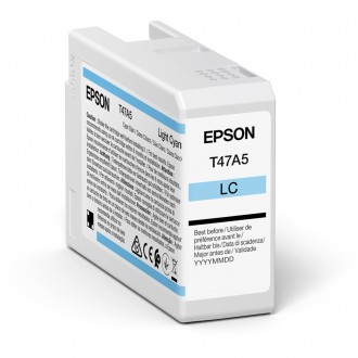 Epson T47A5 (C13T47A500), originálny atrament, svetlo azúrový, 50 ml