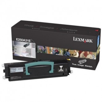 Lexmark E250A31E, originálny toner, čierny