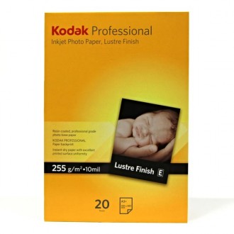 Kodak Professional Inkjet Photo Paper, Lustre, papír, biela, A3+, 255 g/m2, KPROA3+L, pro tonerové tiskárny