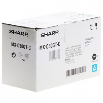 Sharp MX-C30GTC, originálny toner, azúrový