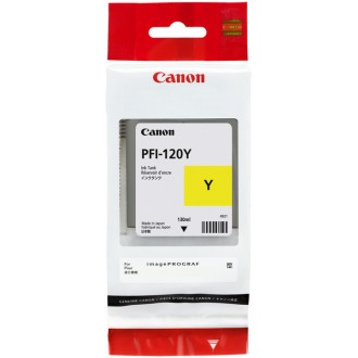 Canon PFI-120Y (2888C001), originálny atrament, žltý, 130 ml