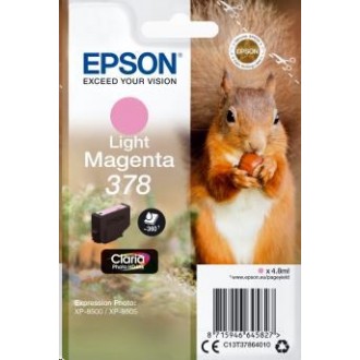 Epson T3786 (C13T37864010), originálny atrament, svetlo purpurový, 4,8 ml