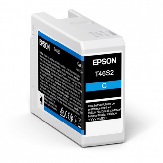 Epson T46S2 (C13T46S200), originálny atrament, azúrový, 25 ml
