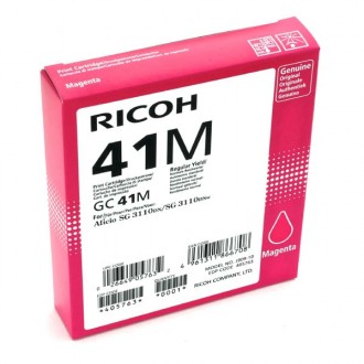 Ricoh GC-41HM (405763), originálna gelová náplň, purpurová