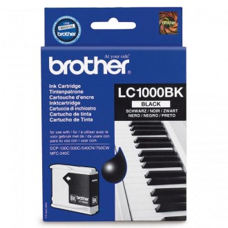 Brother LC-1000HYBk, originálny atrament, čierny