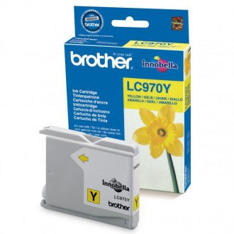Brother LC-970Y, originálny atrament, žltý
