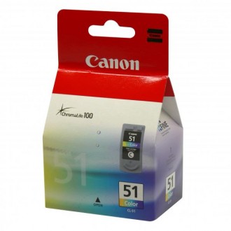 Canon CL-51 (0618B001), originálny atrament, farebný, 21 ml