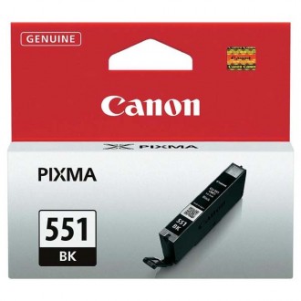 Canon CLI-551Bk (6508B001), originálny atrament, čierny, 7 ml