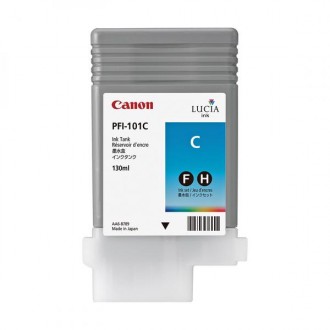Canon PFI-101C (0884B001), originálny atrament, azúrový, 130 ml