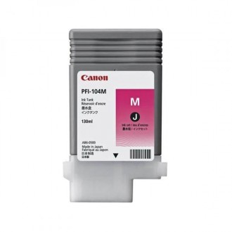 Canon PFI-104M (3631B001), originálny atrament, purpurový, 130 ml