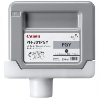 Canon PFI-301PGy (1496B001), originálny atrament, photo šedý, 330 ml