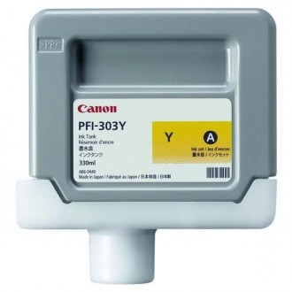 Canon PFI-303Y (2961B001), originálny atrament, žltý, 330 ml