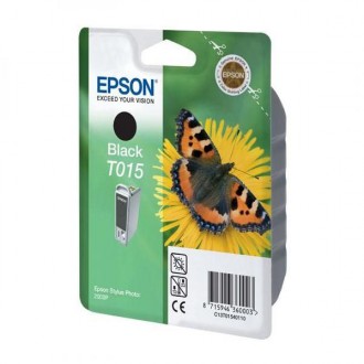 Epson T015 (C13T015401), originálny atrament, čierny, 15 ml