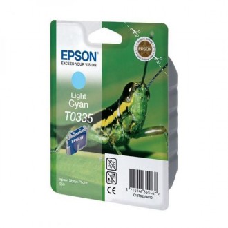 Epson T0335 (C13T033540), originálny atrament, svetlo azúrový, 17 ml