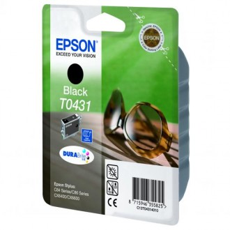 Epson T0431 (C13T043140), originálny atrament, čierny, 29 ml