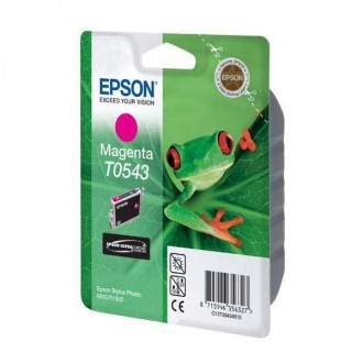Epson T0543 (C13T054340), originálny atrament, purpurový, 13 ml