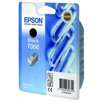 Epson T0661 (C13T066140), originálny atrament, čierny, 10 ml