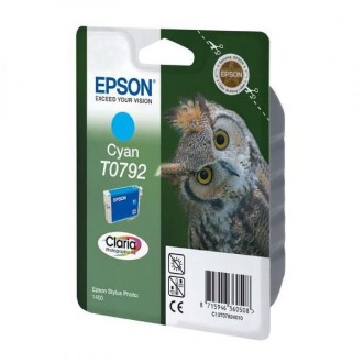 Epson T0792 (C13T079240), originálny atrament, azúrový, 11,1 ml