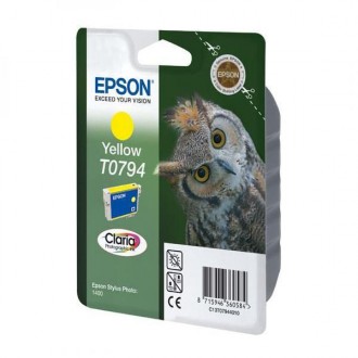 Epson T0794 (C13T079440), originálny atrament, žltý, 11,1 ml