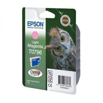 Epson T0796 (C13T079640), originálny atrament, svetlo purpurový, 11,1 ml