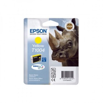 Epson T1004 (C13T10044010), originálny atrament, žltý, 11,1 ml