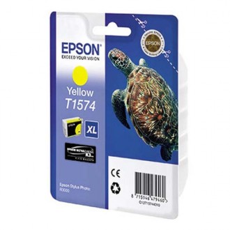 Epson T1574 (C13T15744010), originálny atrament, žltý, 25,9 ml