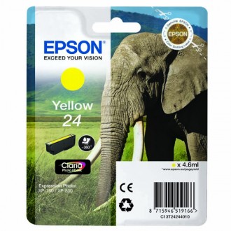 Epson T2424 (C13T24244010), originálny atrament, žltý, 4,6 ml