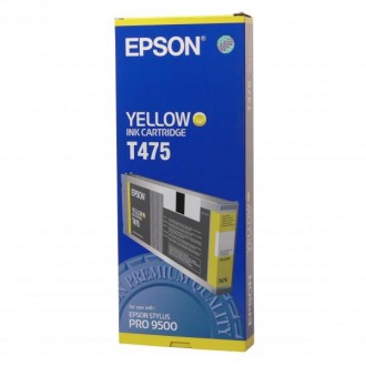 Epson T475 (C13T475011), originálny atrament, žltý, 220 ml