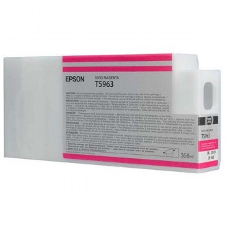 Epson T5963 (C13T596300), originálny atrament, vivid purpurový, 350 ml