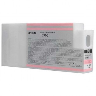 Epson T5966 (C13T596600), originálny atrament, vivid svetlo purpurový, 350 ml