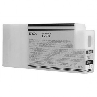 Epson T5968 (C13T596800), originálny atrament, matne čierny, 350 ml