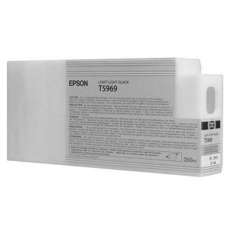 Epson T5969 (C13T596900), originálny atrament, svetlo svetlo čierny, 350 ml