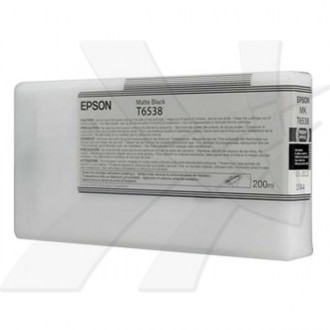 Epson T6538 (C13T653800), originálny atrament, matne čierny, 200 ml
