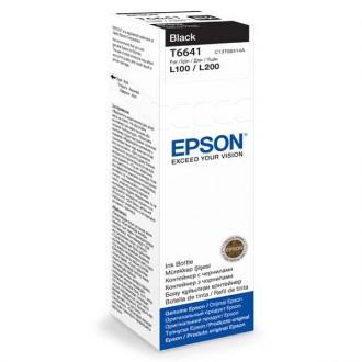 Epson T6641 (C13T66414A), originálny atrament, čierny, 70 ml