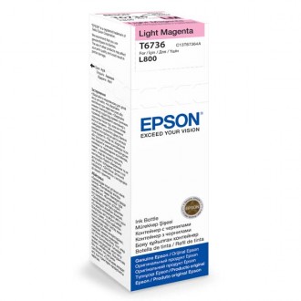 Epson T6736 (C13T67364A), originálny atrament, svetlo purpurový, 70 ml