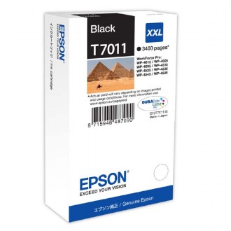 Epson T7011 (C13T70114010), originálny atrament, čierny