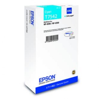 Epson T7542XXL (C13T754240), originálny atrament, azúrový, 69 ml