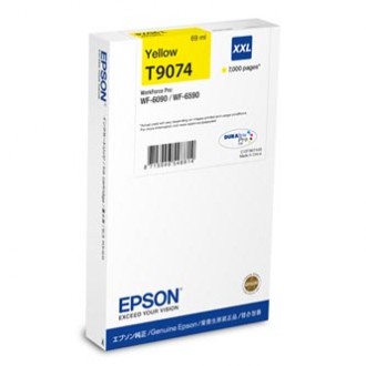 Epson T9074XXL (C13T907440), originálny atrament, žltý, 69 ml