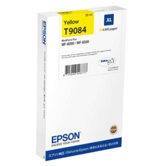 Epson T9084XL (C13T908440), originálny atrament, žltý, 39 ml